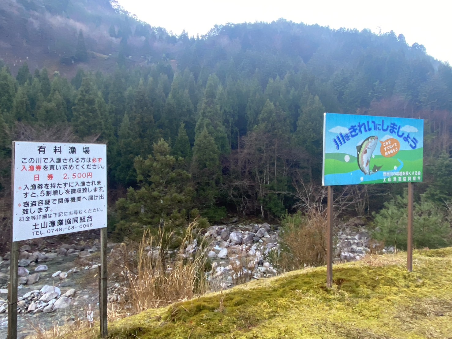 滋賀県甲賀市土山漁協管内の野洲川ダム上流の渓流釣りが解禁しました。