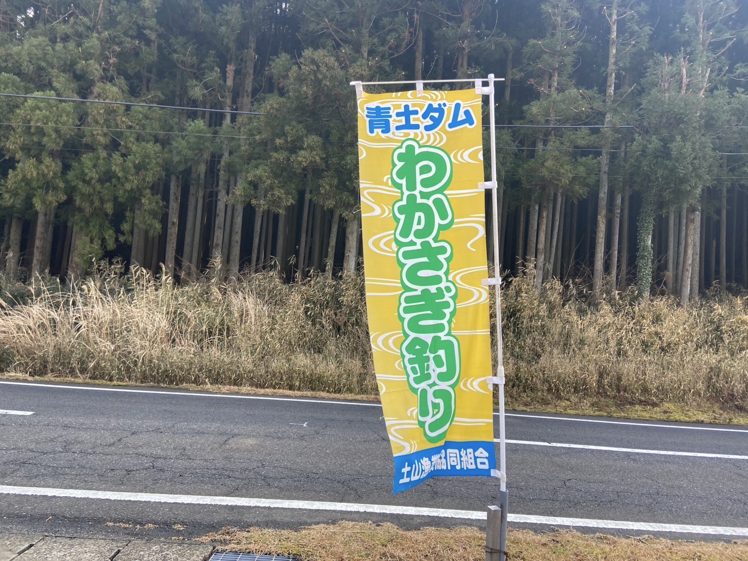 滋賀県甲賀市の青土山ダム湖のワカサギ釣り見学！